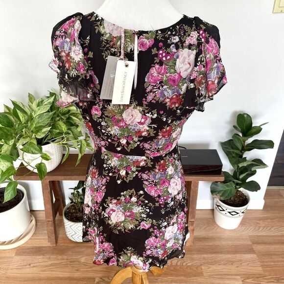 LoveShackFancy Garner Midnight Muse Mini Dress Size 8 NEW $425 - Picture 4 of 8